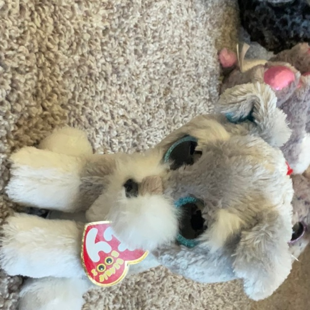 It is a dog stuffed animal